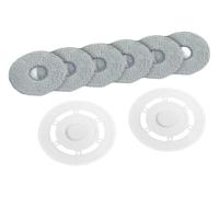 Carpet Auto Lift Replace Robot Cleaer Spare Mop Brackets Kit Mopping Plate Mop Cloth Mount,Compatible For Ecovacs,Compatible For Deebot, T20 Omni/T20 Pro(8pcs)