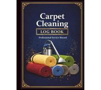 Carpet Cleaning Log Book: Service Record & Job Tracking Book for Professional Carpet Cleaners