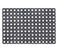 Carpet Diem Zerbino 40 x 60 cm - Tappeto ingresso antisporco - Interno ed Zerbino da Esterno, Tappetino antiscivolo per Porta, Tappeto antisporco per Porta d Ingresso - Gomma nera