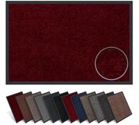 Carpet Diem Zerbino 40 x 60 cm - Tappeto ingresso antisporco - Interno ed Zerbino da Esterno, Tappetino antiscivolo per Porta, Tappeto antisporco per Porta d Ingresso - Vino rosso