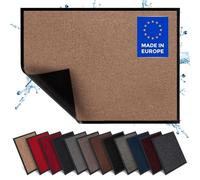 Carpet Diem Zerbino 90 x 150 cm - Tappeto ingresso antisporco - Interno ed Zerbino da Esterno, Tappetino antiscivolo per Porta, Tappeto antisporco per Porta d Ingresso - Beige