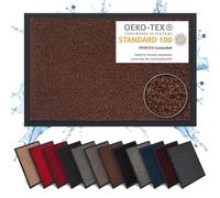 Carpet Diem Zerbino ingresso interno & esterno 90 x 150 cm Marrone | Tappetino antiscivolo per Porta, Prodotto nell'UE, Tappeto ingresso da esterno Interno ed Zerbino da Esterno