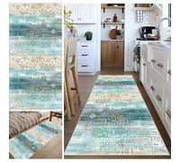 Carpet Runners for Kitchen Rugs 80 x 260 cm Washable Hallway Runner Non Slip Long Heavy Duty Entryway Runner Rugs for Hallways Low Pile Carpet Floor Mats for Living Room Bedroom Absorbent Door Mat