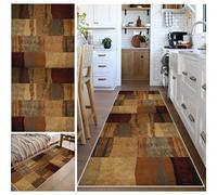 Carpet Runners for Kitchen Rugs 80 x 450 cm Washable Hallway Runner Non Slip Long Heavy Duty Entryway Runner Rugs for Hallways Low Pile Carpet Floor Mats for Living Room Bedroom Absorbent Door Mat