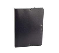 Carpeta Proyecto Gofrado Resistente con Gomas Elasticas Grosor 3cm Color Negro