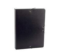 Carpeta Proyecto Gofrado Resistente con Gomas Elasticas Grosor 5cm Color Negro