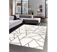 CARPETIA Tappeto passatoia per corridoio, soggiorno, moderno motivo geometrico, linee chiare, elegante, senza tempo, facile da pulire, resistente, elegante, attraente, color petrolio, 80 x 250 cm