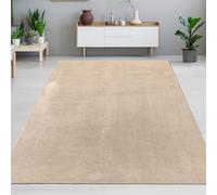 CARPETIA Tappeto per soggiorno, sala da pranzo, corridoio, tonalità naturale, senza tempo, morbido, facile da pulire, classico, di alta qualità, compatibile con il riscaldamento del pavimento, design