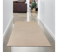 CARPETIA Tappeto per soggiorno, sala da pranzo, corridoio, tonalità naturale, senza tempo, morbido, facile da pulire, classico, di alta qualità, compatibile con il riscaldamento del pavimento, design