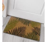 CARPETIA Zerbino robusto realizzato con Cocco sostenibili e foglie di palma verde, 60x90 cm