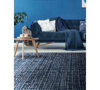 CarpetLiving.Com - Denver Blu | 133 x 190 cm | Tappeti Arredo | Tappeto di Design Moderno | Soggiorno, Salotto, Camera da Letto