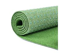 Carpeto Rugs Erba Sintetica per Esterno Drenante con Protuberanze - Prato Sintetico da Esterno Drenante - Tappeto Erba Sintetica per Esterno Rotolo - Verde chiaro - 400 x 625 cm