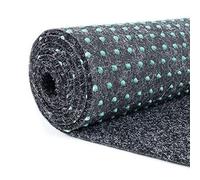 Carpeto Rugs Erba Sintetica per Esterno Drenante con Protuberanze - Prato Sintetico da Esterno Drenante - Tappeto Erba Sintetica per Esterno Rotolo - Grigio - 400 x 225 cm