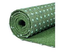 Carpeto Rugs Erba Sintetica per Esterno Drenante con Protuberanze - Prato Sintetico da Esterno Drenante - Tappeto Erba Sintetica per Esterno Rotolo - Verde - 400 x 450 cm