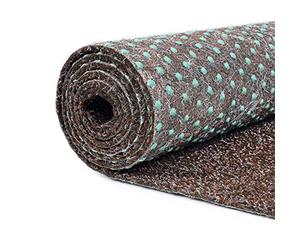 Carpeto Rugs Erba Sintetica per Esterno Drenante con Protuberanze - Prato Sintetico da Esterno Drenante - Tappeto Erba Sintetica per Esterno Rotolo - Marrone - 400 x 500 cm