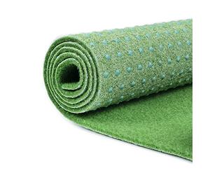 Carpeto Rugs Erba Sintetica per Esterno Drenante con Protuberanze - Prato Sintetico da Esterno Drenante - Tappeto Erba Sintetica per Esterno Rotolo - Verde chiaro - 400 x 300 cm