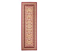 Carpeto Tappeto Corridoio 80x300cm Rosso Vegetale Tradizionale Morbido