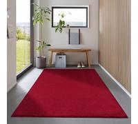 Carpetsale24 Tappeto da soggiorno tappeto rosso moderno per la cameretta dei bambini, la camera da letto, l'ufficio, il corridoio e la cucina Tappeto 140 x 200 cm