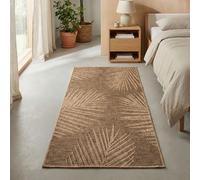 Carpetsale24 Tappeto per Interni ed Esterni, robusto, resistente alle intemperie e facile da pulire, con effetto juta naturale, ideale per soggiorno, cucina, terrazza, giardino e balcone, 80x150 cm