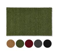Carpido tappetini antiscivolo in cocco - tappetini antibatterici per porte - per aree esterne coperte - fibre naturali sostenibili - 100% cocco - 85x110 cm - verde