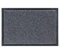 Carpido Zerbino Grigio screziato 60 x 90 cm per interni - Classico tappeto da ingresso ad asciugatura rapida - Tappeto antiscivolo - Zerbino resistente