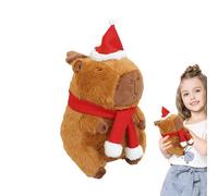 Carpinch di peluche, Carpinch ripieno di Natale | Carina bambola di peluche di Natale,Giocattolo di peluche da 30 cm/11,81 pollici, peluche divertente del Festival del capibara del fumetto per né