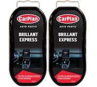 CarPlan Auto Pratic Spugna Brillante Express per far brillare le materie plastiche interne (Confezione da 2)