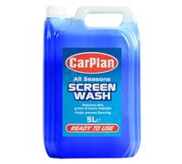 CarPlan Liquido Lavavetri Auto Tutte le Stagioni 5L - Pronto all'Uso, Antigelo fino a -4°C, Anticalcare, Detergente per Parabrezza, Rimuove Sporco Stradale e Insetti