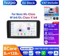 Carplay 4G-LTE 9 "autoradio Android per classe ML W164 GL-Class X164 ML GL 2005-2012 lettore multimediale Nav GPS 2Din Stereo DSP P1L