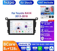 Carplay 4G-LTE AI 9 "2Din Android 13 autoradio per Toyota RAV4 Rav 4 2013-2018 lettore multimediale navigazione GPS WIFI Stereo RDS P1 4Core 1G 32G