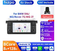 8 + 128G AI Voice Car Android Auto Radio per BMW E46 M3 318 320 325 330 335 Carplay 4G LTE lettore P2-CP 4Core 2G 32G