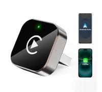 CarPlay - Adattatore wireless per Apple iPhone & Android Superveloce 2026 Upgrade da Wired a Wireless Plug & Play, Mini & Stable T-Design, adattatore CarPlay wireless per navigazione automatica