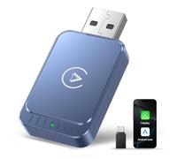 Carplay - Adattatore wireless per auto Android senza fili: 2 in 1 Wireless Convertire Wired Android Auto / Carplay in Wireless Plug & Play Carplay Android Auto per Apple iPhone iOS 10+/Android 11+,