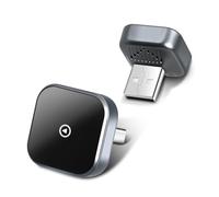 CarPlay Adattatore Wireless per iPhone, Wired CarPlay su Wireless CarPlay, USB/Type-C, Plug & Play, connessione stabile e veloce, compatibile con iOS 10+ e auto dal 2016