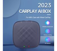 Carplay Ai Scatola Forti Android 13 4+64GB Carlinkit Wireless GPS Bluetooth