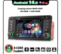 Carplay Android 14 Autoradio GPS Radio DSP DAB+for AUDI A3 S3 RS3 DAB+ 64GB DVD