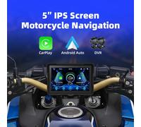 Carplay Android Auto Moto 7" Impermeabile Touchscreen Bluetooth GP Navigazione