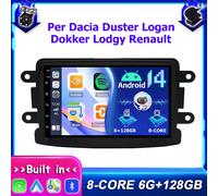 CarPlay Android14 Autoradio Per Dacia Duster Logan Dokker Lodgy Renault GPS Navi