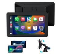 Carplay Auto, 7" Android Auto Wireless, Autoradio Bluetooth con Schermo con Navigazione GPS, Bluetooth 5.2, Controllo Vocale a Mani Libere, Mirror Link, Facile Installazione