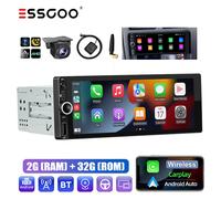 Carplay Autoradio 1 DIN Android 13 2+32G Navigazione GPS NAV BT WIFI Telecamera