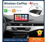 CarPlay wireless da strada per Audi A4 B9 A5 Q5 Q7 2016-2019, con interfaccia Android Auto AirPlay Mirror Link Funzioni di riproduzione per auto DEV MSTD MHIG CLU