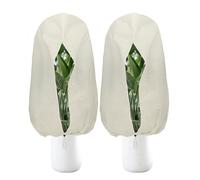 CarPlusStudio Kit 2 coperture Invernali 80x120cm con Sistema di Chiusura Rapida Protezioni Invernali riutilizzabil per Piccoli agrumi, Bonsai, Erbe aromatiche e Piante da terrazzo in Rinforzato