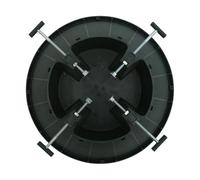 CarpNettore Base per Albero di Natale Supporto Regolabile per Alberi Fino a 1 Metro con Contenitore Acqua Materiale Pp Resistente Fori Rinforzati Adatto a Piccol, L