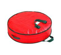 CarpNettore Borsa Ghirlande Rotonda Resistente All'acqua Borsa Decorazioni con Finestra Etichetta Impermeabile per Casa, L