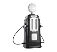 CarpNettore Distributore di Bevande a Pompa, Accessorio Da Bar, Distributore di Bevande a Doppia Pompa Retrò Da 2 Litri per Acqua Frizzante, Nero