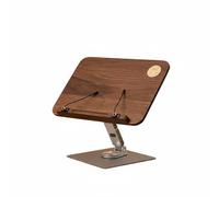 CarpNettore Girevole in Legno Libri Supporto Lettura Supporto Scrivania Porta Libro in Resistente All’umidità Braccio Ergonomico Regolabile Base in Metallo, S, Rotatable Goddess Ip
