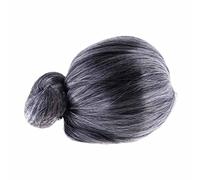 CarpNettore Parrucca Da Vecchia Signora Sexy, Parrucca Corta Grigia Da Donna, per Travestimento, Cosplay