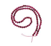 CarpNettore Perline Occhio di Tigre Gioielli Artigianali Bracciale Collana Ornamento Fatti a Mano Texture Naturale Pietra Adatte per Composizioni Gioielli Arredo, Perline Rosa 90, 4mm