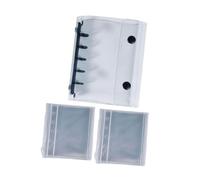 CarpNettore Quaderno Rilegato, Perforato a 5 Fori, con Fogli Interni per E Il, Nero