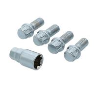 Safe your car 05.205.07 - Antifurto per ruote, tipo G, set da 4 con 1 adattatore, sicurezza per pneumatici e ruote, montaggio semplicissimo